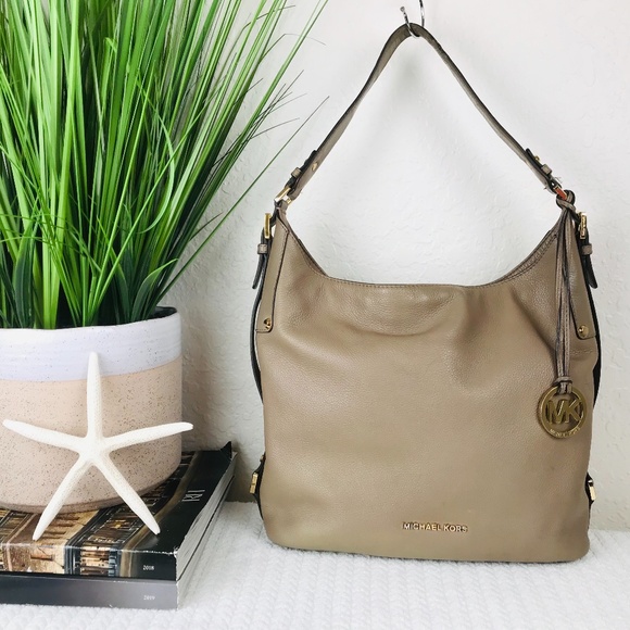 MICHAEL Michael Kors Handbags - MICHAEL MICHAEL KORS TAN LEATHER HOBO